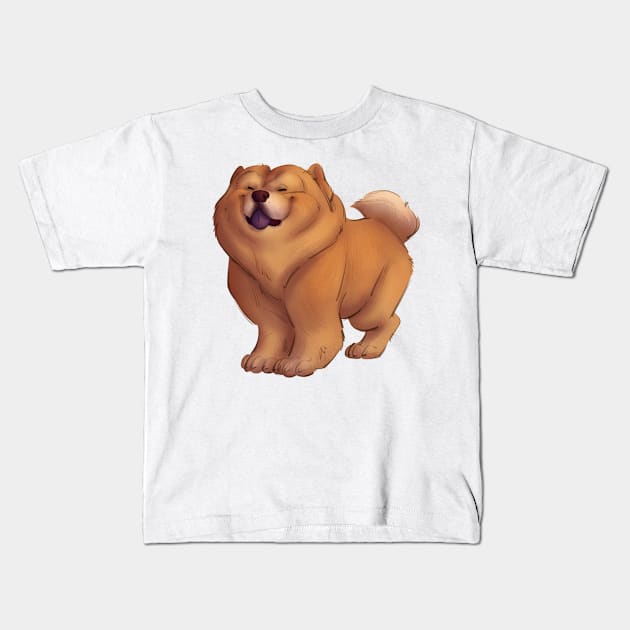 Chow Chow Kids T-Shirt by PaulaBS